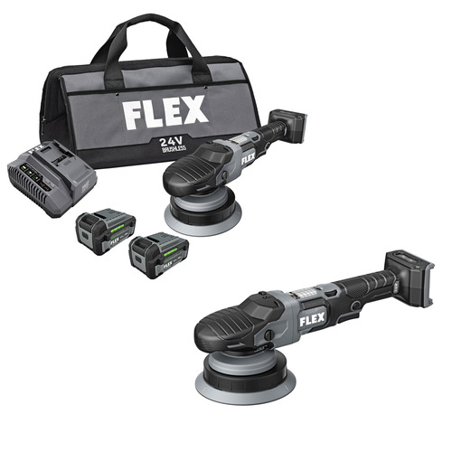  Flex Tools 24V Forced Random Orbital Polisher - (2 Options Available)