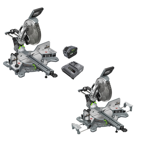  Flex Tools 24V 12" Dual Bevel Sliding Compound Miter Saw - (2 Options Available)