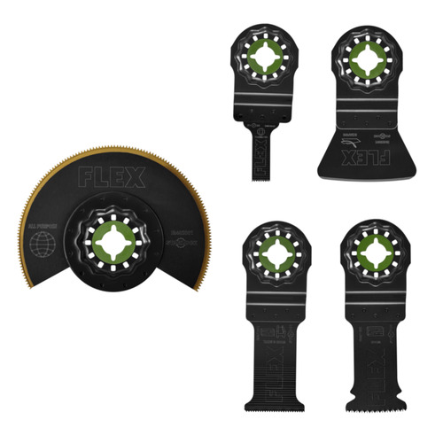  Flex Tools Oscillating Accessory 5-Piece Trimming Project Kit - FAM40001-5