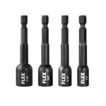 Flex Tools 4-Piece 2 9/16" Impact Magnetic Nut Driver Set - FAM10301-4 ET19077