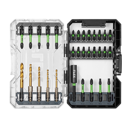  Flex Tools 31-Piece Impact Drill and Drive Bit Set - FAM10001-31