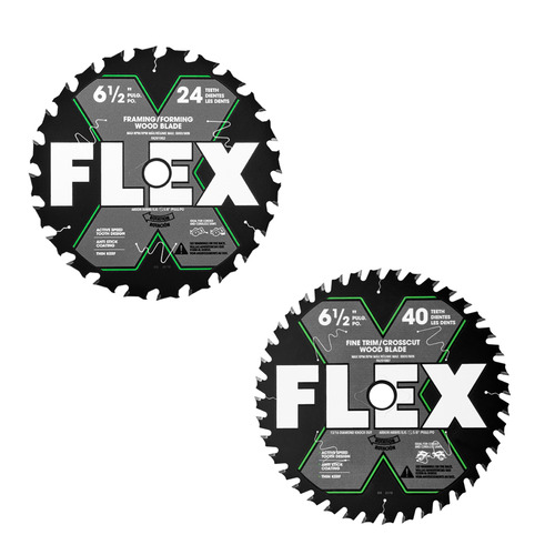  Flex Tools 6-1/2" Carbide Saw Blade (10-Pack) - (2 Options Available)