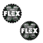 Flex Tools 6-1/2" Carbide Saw Blade (10-Pack) - (2 Options Available) ET19079