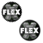 Flex Tools 7-1/4" Crosscut Wood Blade (10-Pack) - (2 Options Available) ET19080