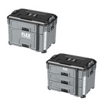 Flex Tools Stack Pack Drawer Tool Boxes - (2 Options Available) ET19123