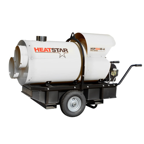  HeatStar Pro-Series HSP500ID-A Heavy Duty: 500,000 BTU (MAX) Indirect Fired Construction Heater - F105125