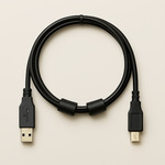 Nikon USB Data Cable (Type-A to Mini-B w/ ferrite cuffs) for Trimble C5 and Nikon XF - HXA20690 ET19637