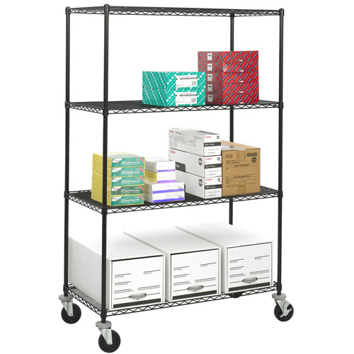 Industrial Wire Shelving Black, Safco Industrial Wire Shelving