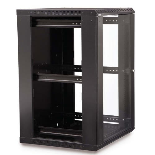 Kendall Howard 18U Linier Fixed Wall Mount Cabinet - 23 1/2 x 35 (3 Doors Available)