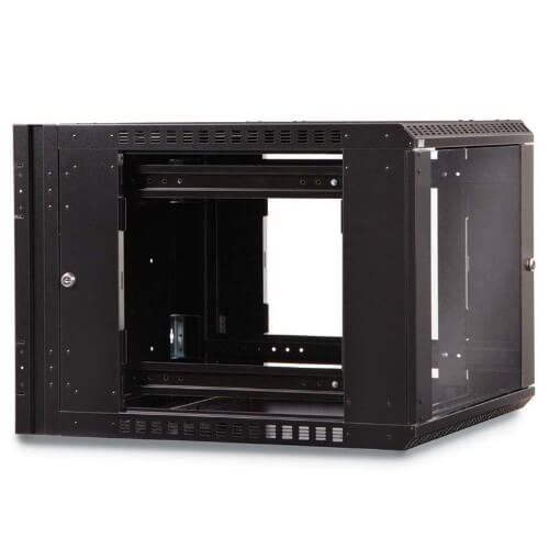 Kendall Howard 9U Linier Swing-out Wall Mount Cabinet - 23 1/2 x 19 (3 Doors Available)