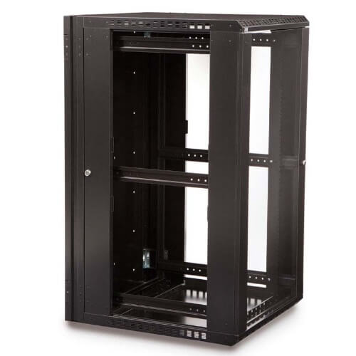 Kendall Howard 22U Linier Swing-Out Wall Mount Cabinet - 23 1/2 x 42 (3 Doors Available)