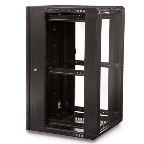Kendall Howard 22U Linier Swing-Out Wall Mount Cabinet - 23 1/2 x 42 (3 Doors Available)