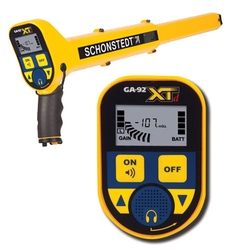 Photograph of Schonstedt MPC-REX - Combination Kit - REX System with GA-92XTd Magnetic Locator and Large Heavy Duty Conductive Clip