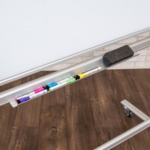 Luxor MMGB4836 48x36 DoubleSided Mobile Glass Marker Board