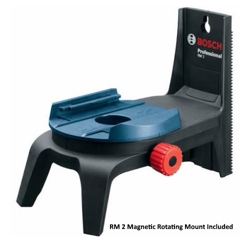  Bosch GCL 2-160 S - Self-Leveling Cross-Line Laser with Plumb Points