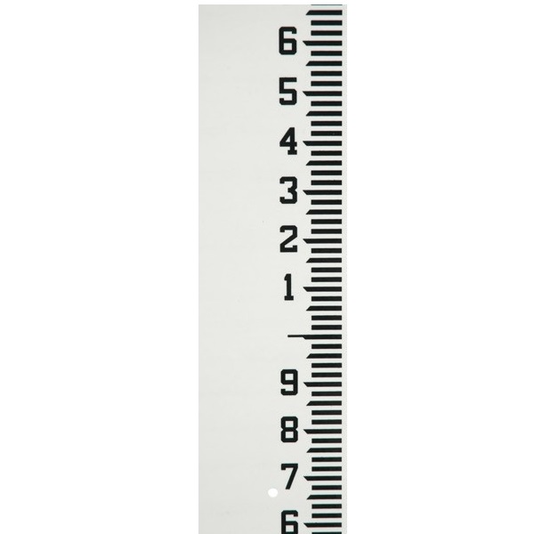 Seco 99000 - 4 Wide Un-numbered Stream Gauge with Ft/10th/100ths Graduations