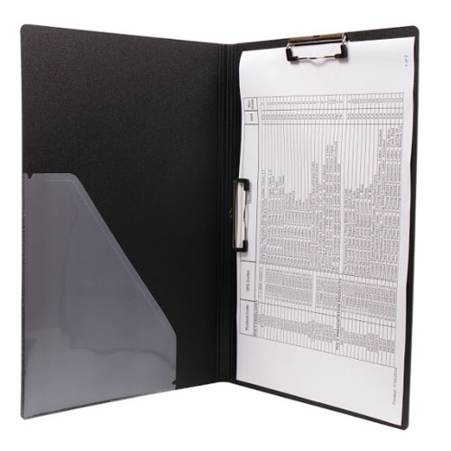 Double Clip Poly Clipboard, Ledger Size 11 x 17, 2-Pack