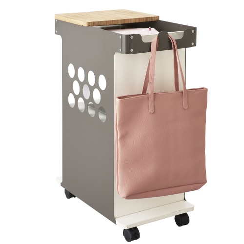 Safco Mini Rolling Storage Cart - 5209WH