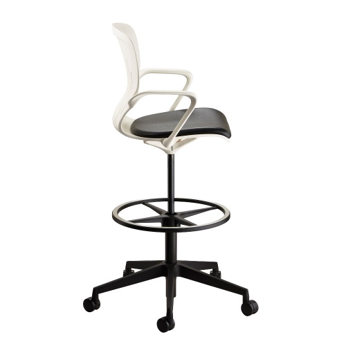 Safco Shell Extended Height Chair - White - 7014WH