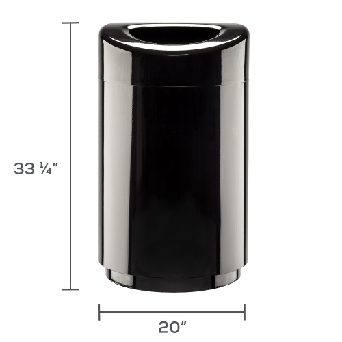 Safco Open Top 30 Gallon Receptacle (3 Colors Available)