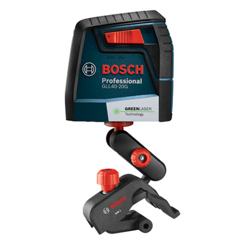 Bosch Green-Beam Self-Leveling Cross-Line Laser GLL40-20G