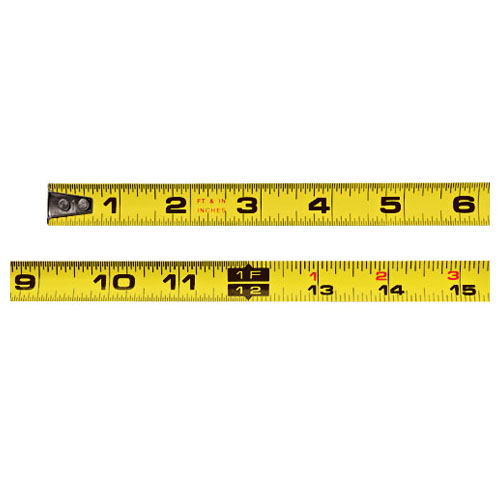Keson Toggle Series 10 ft Short Tape Measure Feet, Inches, 8ths