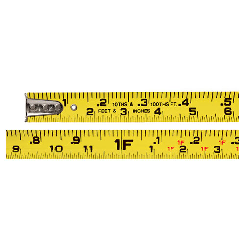 Engineering tape on sale measure tenths