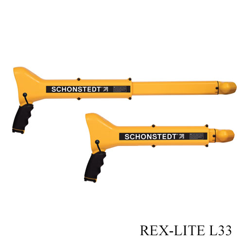 Photograph of Schonstedt REX-LITE 33 kHz Dual-Frequency Pipe and Cable Locator Combo Kit - MPC-L33