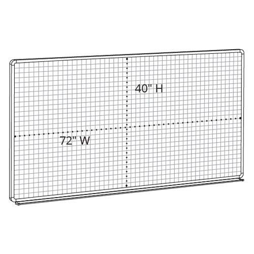 Reviews for Luxor Whiteboard 72 in. x 40 in. Wall-Mounted Magnetic  Whiteboard