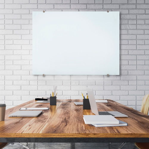 Luxor 48"W x 36"H WallMounted Glass Board WGB4836M