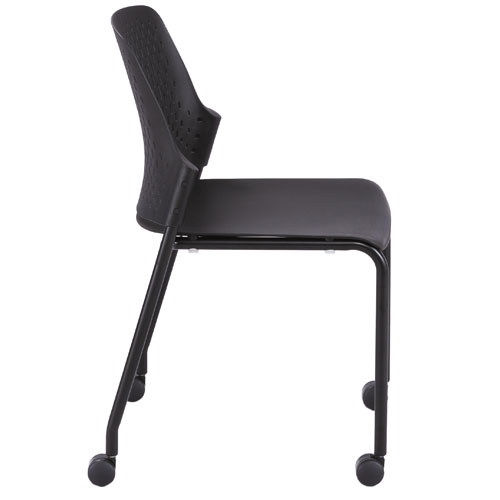 Safco Next Stack Chair with Casters (2 Colors Available) EngineerSupply