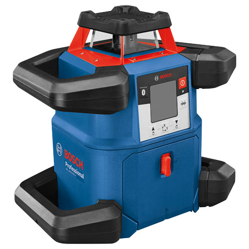 Bosch 18V REVOLVE4000 Horizontal Rotary Laser with CORE18V 4.0 Ah Compact Battery (GRL4000-80CH)