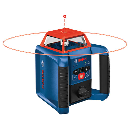 Bosch REVOLVE2000 Self-Leveling Horizontal and Vertical Rotary Laser Kit - GRL2000-40HVK