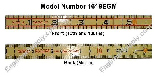 Rhino Engineer's Folding Ruler