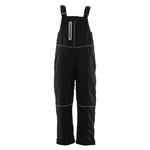 RefrigiWear Women's Insulated Softshell Bib Overalls (Comfort Rating -20F) Black - (4 Sizes Available) ET18930