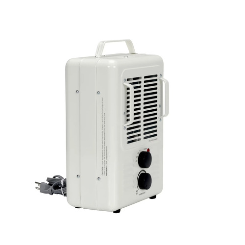  TPI 1-Phase Fan Forced Milk-House Style Standard Portable Electric Heater, 1500/1300W, 120V, 5120 BTU/hr - 188T-ASAS 